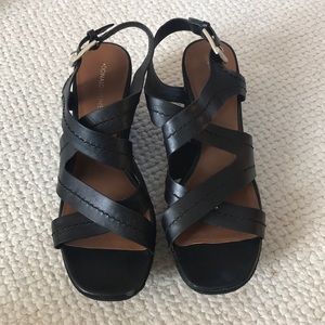 Donald J. Planet Black Platform Heels